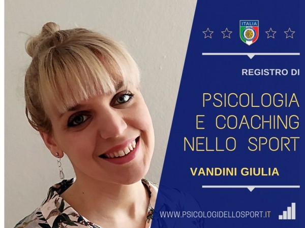 VANDINI GIULIA PSICOLOGIA registro PSICOLOGI DELLO SPORT MENTAL COACH